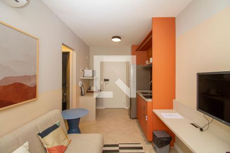 Sala de apartamento para alugar com 1 quarto, 32m² em Pinheiros, São Paulo