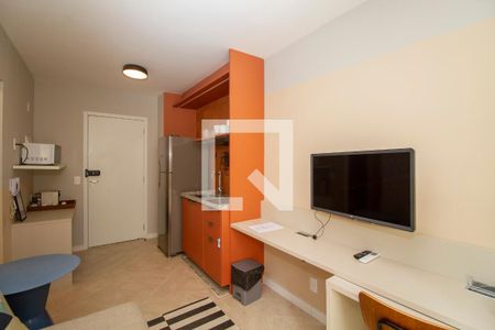 Sala de apartamento para alugar com 1 quarto, 32m² em Pinheiros, São Paulo