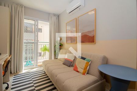 Sala de apartamento à venda com 1 quarto, 32m² em Pinheiros, São Paulo