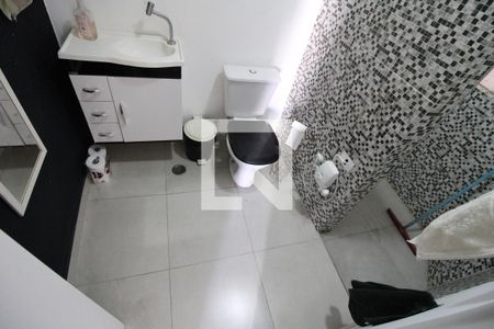 Banheiro da suíte  de kitnet/studio à venda com 1 quarto, 47m² em Santa Cecília, São Paulo