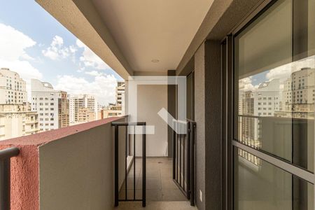 Varanda de apartamento para alugar com 1 quarto, 32m² em Consolação, São Paulo