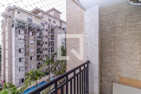 Varanda da Sala de apartamento para alugar com 2 quartos, 58m² em Sítio da Figueira, São Paulo