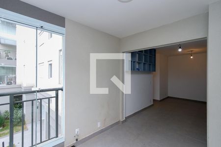 Varanda da Sala de apartamento à venda com 2 quartos, 66m² em Santo Amaro, São Paulo