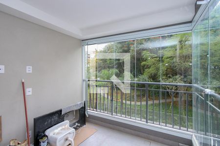 Varanda da Sala de apartamento à venda com 2 quartos, 66m² em Santo Amaro, São Paulo