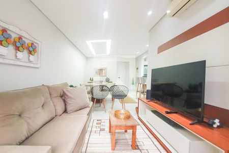 Sala de apartamento para alugar com 3 quartos, 86m² em Balneario Cidade Atlantica, Guarujá