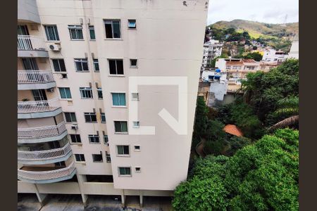 Vista da Suíte de apartamento à venda com 3 quartos, 92m² em Méier, Rio de Janeiro