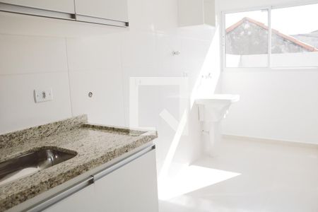 Cozinha e Área de Serviço de apartamento para alugar com 1 quarto, 35m² em Vila Isolina Mazzei, São Paulo