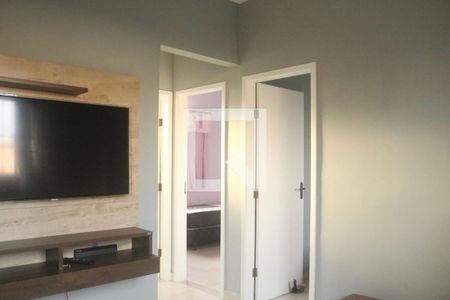 Sala de casa de condomínio para alugar com 3 quartos, 71m² em Ocian, Praia Grande