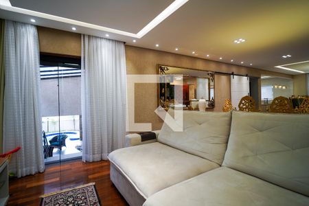 Sala de casa de condomínio para alugar com 4 quartos, 478m² em Sorocaba, Sorocaba