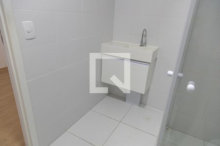 Banheiro de kitnet/studio à venda com 1 quarto, 27m² em Mooca, São Paulo