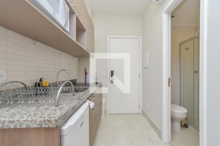 Studio à venda com 31m², 1 quarto e sem vagaCozinha