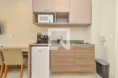 Studio à venda com 30m², 1 quarto e sem vagaCozinha