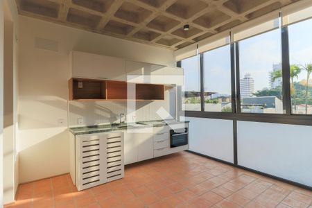 Sala/Cozinha de kitnet/studio para alugar com 1 quarto, 35m² em Brooklin Paulista, São Paulo