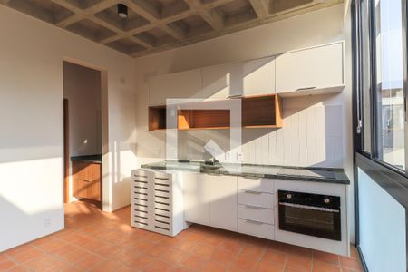 Sala/Cozinha de kitnet/studio para alugar com 1 quarto, 35m² em Brooklin Paulista, São Paulo