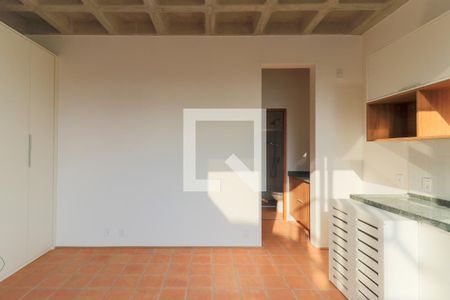Sala/Cozinha de kitnet/studio para alugar com 1 quarto, 35m² em Brooklin Paulista, São Paulo