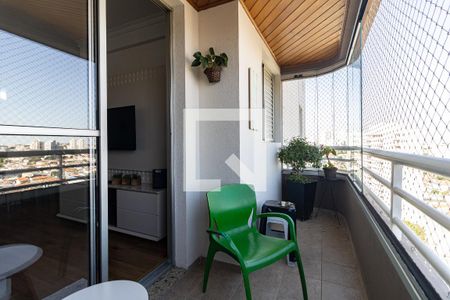 Varanda da Sala de apartamento à venda com 3 quartos, 80m² em Vila Gumercindo, São Paulo