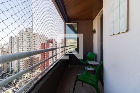 Varanda da Sala de apartamento à venda com 3 quartos, 80m² em Vila Gumercindo, São Paulo