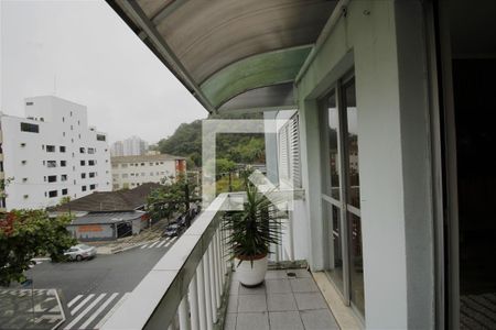Varanda da Sala de apartamento para alugar com 2 quartos, 88m² em Vila Maia, Guarujá