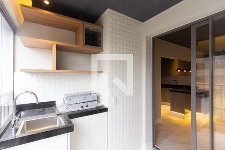 Varanda gourmet de apartamento à venda com 3 quartos, 77m² em Indianópolis, São Paulo