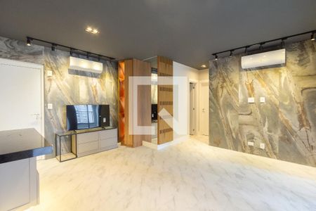 Sala de apartamento à venda com 3 quartos, 77m² em Indianópolis, São Paulo