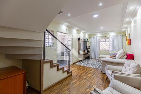 Sala de casa à venda com 3 quartos, 234m² em Jardim Cristiane, Santo André