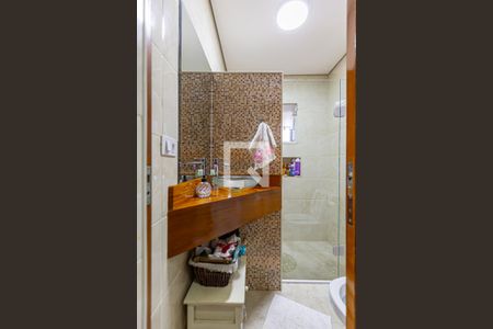 Banheiro 1 de casa à venda com 3 quartos, 234m² em Jardim Cristiane, Santo André