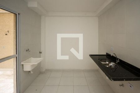 Cozinha e Área de Serviço de kitnet/studio para alugar com 1 quarto, 34m² em Quinta da Paineira, São Paulo