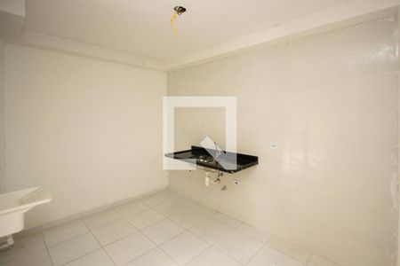 Cozinha e Área de Serviço de kitnet/studio à venda com 1 quarto, 34m² em Quinta da Paineira, São Paulo