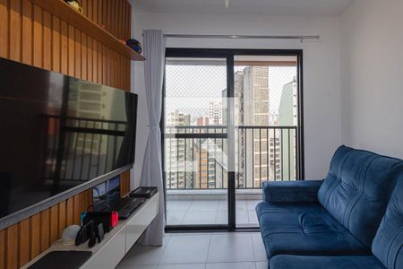 Sala de apartamento à venda com 2 quartos, 38m² em Centro, São Paulo