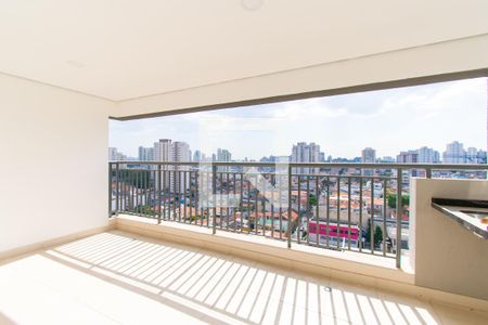Varanda gourmet de apartamento à venda com 3 quartos, 91m² em Vila Prudente, São Paulo