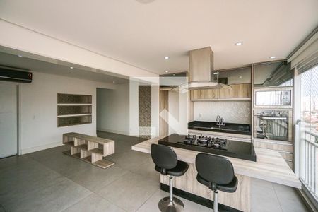Varanda e cozinha de apartamento para alugar com 2 quartos, 102m² em Tatuapé, São Paulo