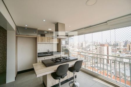 Varanda e cozinha de apartamento para alugar com 2 quartos, 102m² em Tatuapé, São Paulo