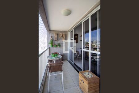 Varanda da Sala de apartamento à venda com 3 quartos, 115m² em Icaraí, Niterói