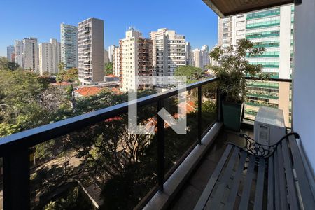 Sacada de apartamento à venda com 4 quartos, 450m² em Indianópolis, São Paulo