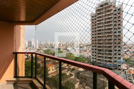 Varanda da Sala de apartamento para alugar com 3 quartos, 117m² em Cidade Mãe do Céu, São Paulo