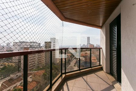 Varanda da Sala de apartamento para alugar com 3 quartos, 117m² em Cidade Mãe do Céu, São Paulo