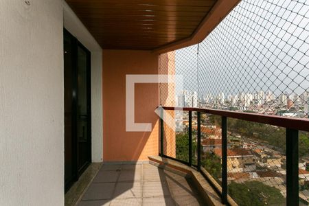 Varanda da Sala de apartamento para alugar com 3 quartos, 117m² em Cidade Mãe do Céu, São Paulo