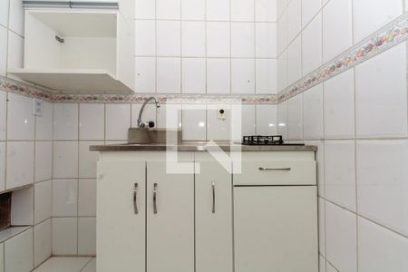 Cozinha de apartamento à venda com 1 quarto, 30m² em Vila Joao Pessoa, Porto Alegre