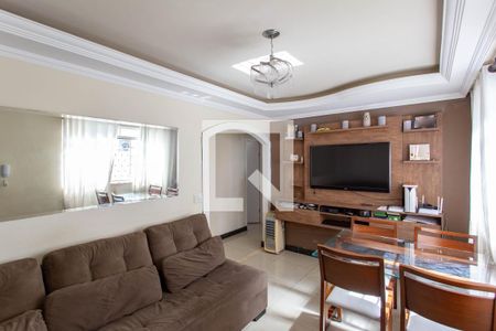 Sala de apartamento à venda com 3 quartos, 64m² em São Gabriel, Belo Horizonte