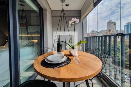 Studio à venda com 24m², 1 quarto e sem vagaVaranda 