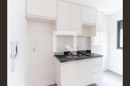 Cozinha de kitnet/studio para alugar com 1 quarto, 26m² em Quarta Parada, São Paulo
