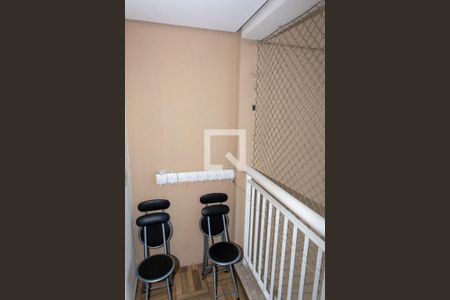 Varanda da Sala de apartamento à venda com 2 quartos, 53m² em Piraporinha, Diadema