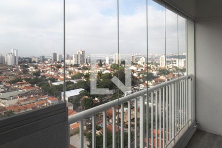 Varanda da Sala - Vista de apartamento à venda com 1 quarto, 47m² em Vila Rosália, Guarulhos
