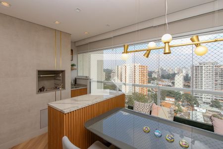 Varanda de apartamento à venda com 2 quartos, 79m² em Chácara Santo Antônio (zona Sul), São Paulo