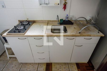 Sala/Cozinha de apartamento para alugar com 1 quarto, 30m² em Menino Deus, Porto Alegre