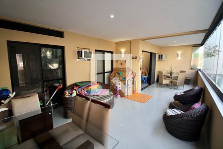 Varanda da Sala de apartamento para alugar com 4 quartos, 155m² em Recreio dos Bandeirantes, Rio de Janeiro