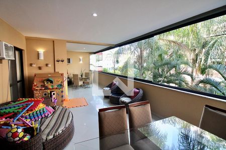 Varanda da Sala de apartamento para alugar com 4 quartos, 155m² em Recreio dos Bandeirantes, Rio de Janeiro