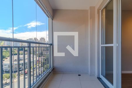 Varanda da Sala de apartamento à venda com 1 quarto, 38m² em Vila Andrade, São Paulo
