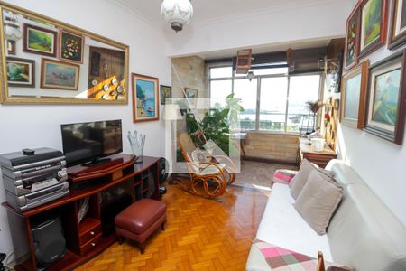 Sala de apartamento para alugar com 1 quarto, 45m² em Glória, Rio de Janeiro