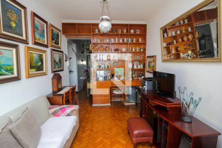 Sala de apartamento para alugar com 1 quarto, 45m² em Glória, Rio de Janeiro